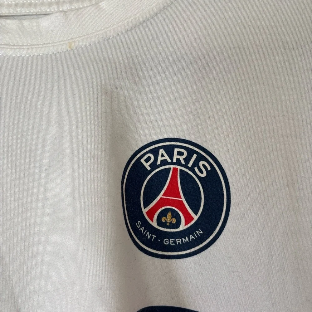 Nike Dri Fit Lionel Messi Paris Saint Germain PSG 30 Soccer Shirt White Size L